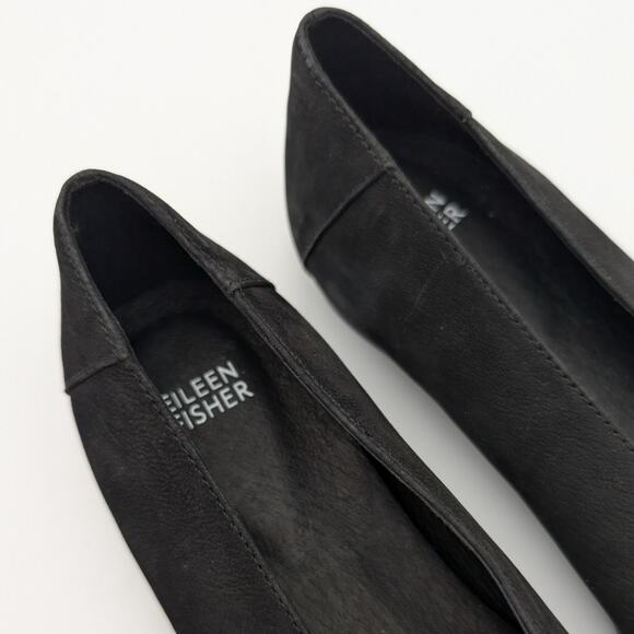 Eileen Fisher Una Hidden Wedge Ballet Flat Women's Black Size US8.5 - Picture 12 of 12